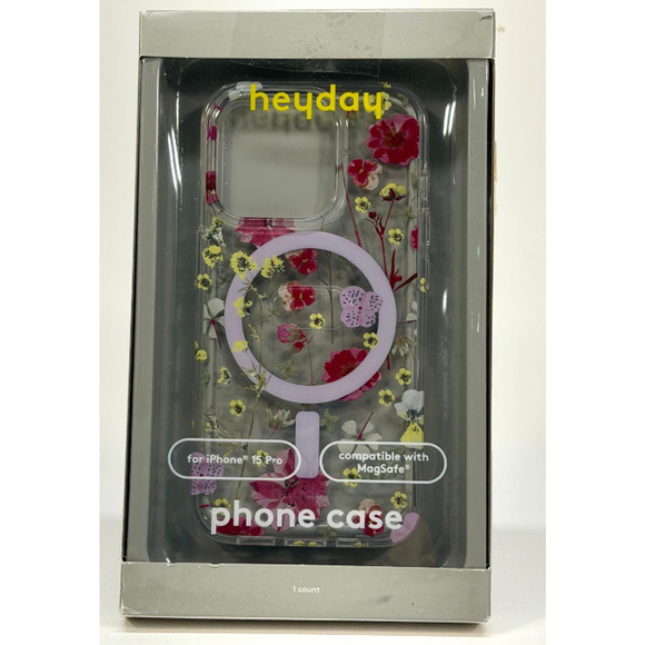 heyday Accessories - heyday Apple iPhone 15 Pro Case with MagSafe - Multicolor Floral